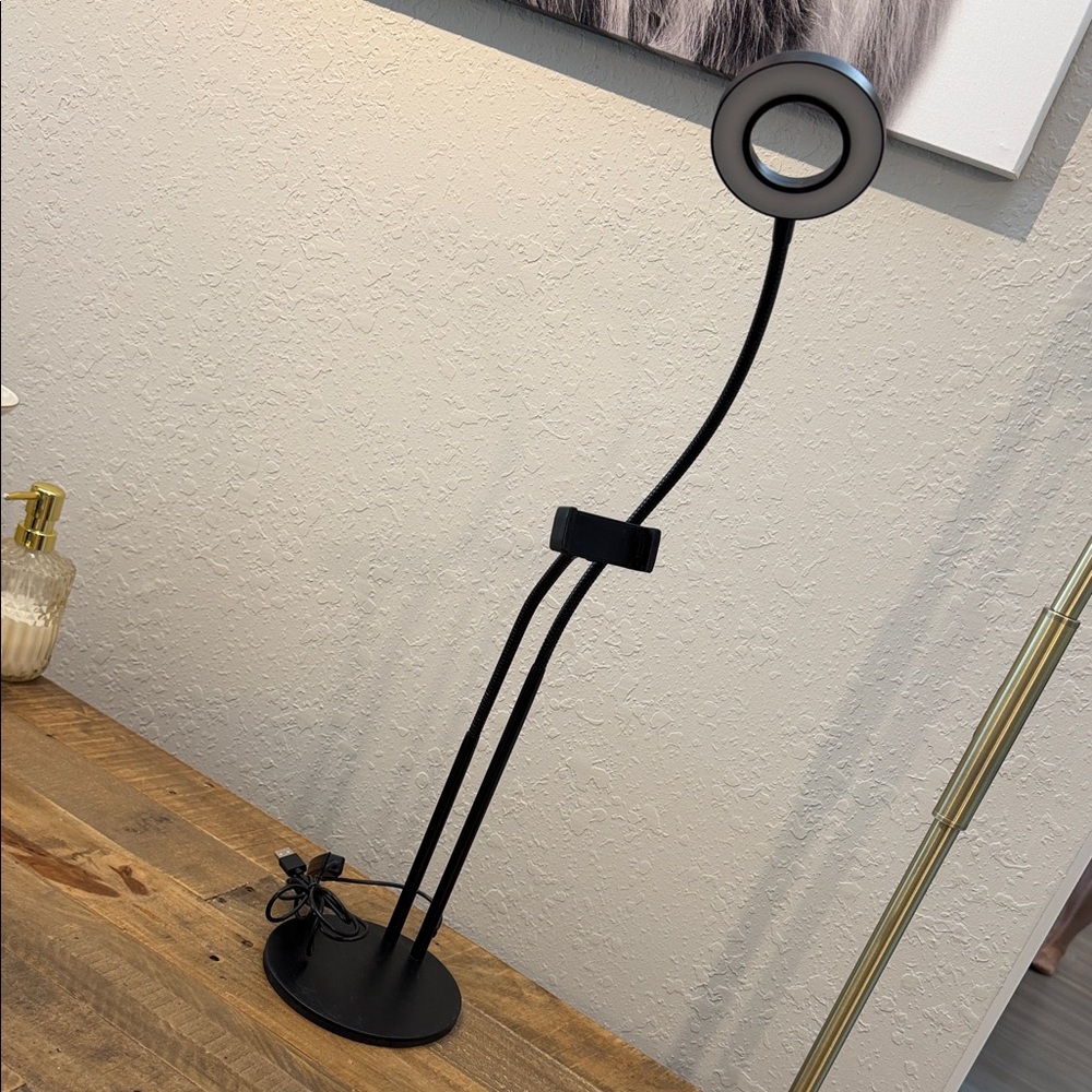 Selfie Ring Light with Cell Phone Holder Stand for Live Stream - Picture 2 of 6